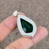 Chrome Diopside Gemstone Handmade 925 Sterling Silver Jewelry Pendant 1.77" KKG-33