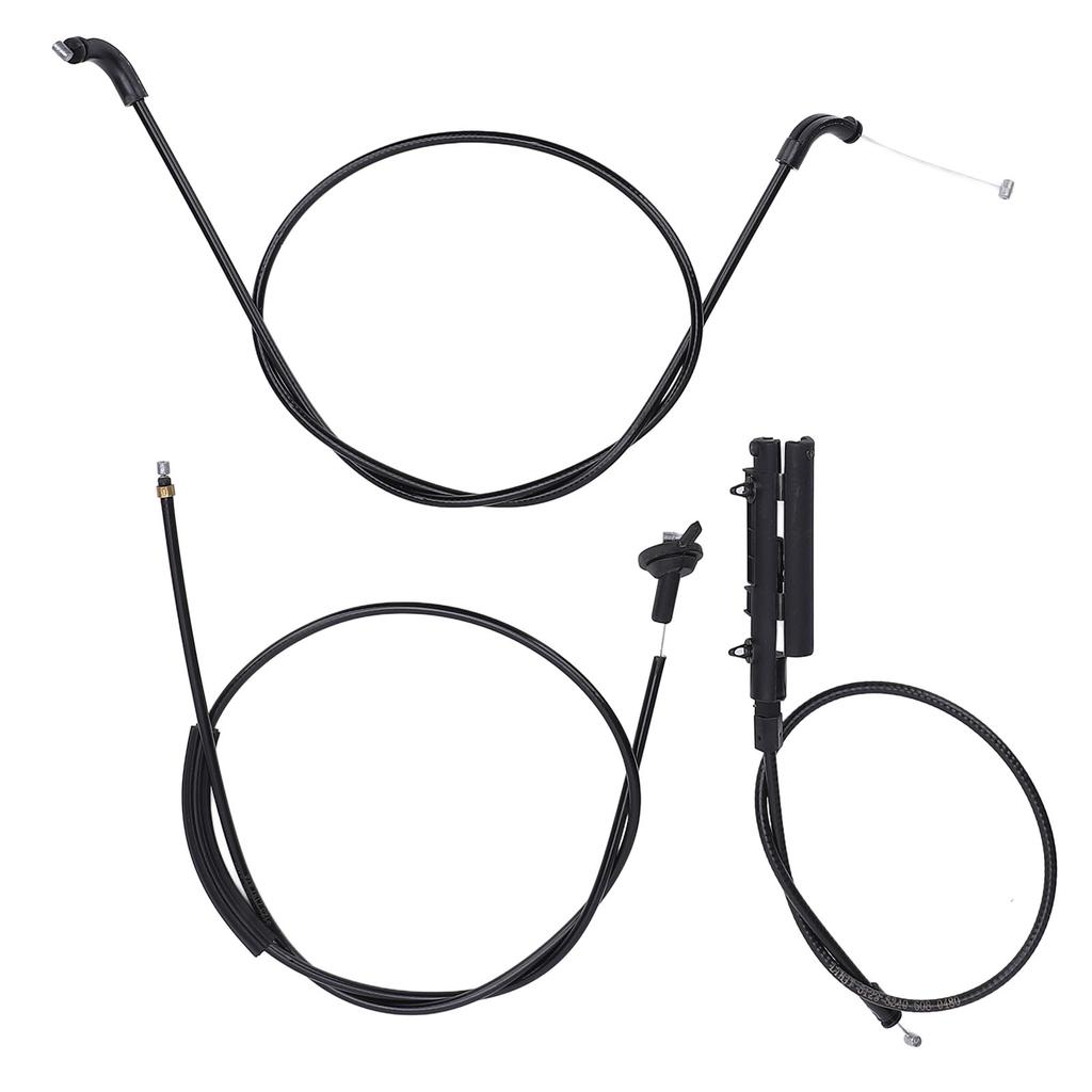 Трос открывания капота двигателя, комплект тросов Боудена, стальной трос, ПВХ 51237197474 для 7 серии E65 E66 740i