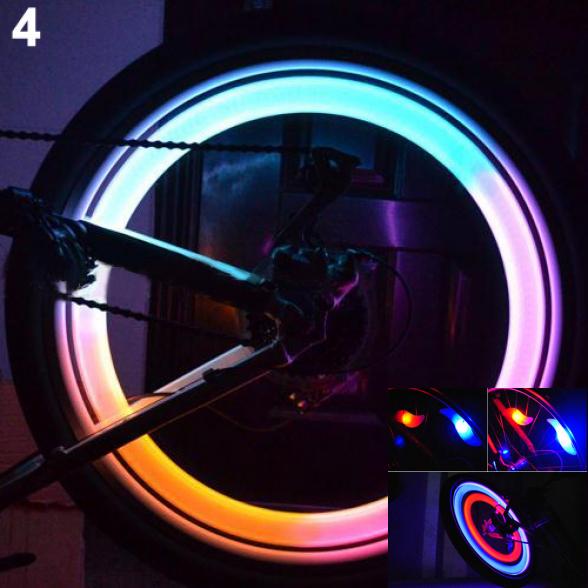 LED светильник для подсветки колеса велосипеда