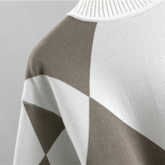 Geomatric женские свитера костюмы комплекты осень-зима толстые мягкие трикотажные комплекты пуловеры длинные брюки повседневный спортивный костюм из 2 предметов