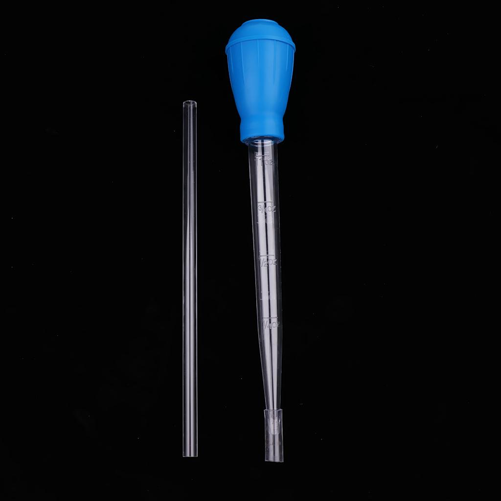 Plastic Aquarium Feeder Pipette Dropper Water Change Straw for Marine Fish Tank Coral Target Feeding