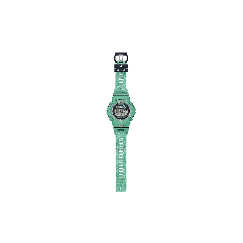 Casio Серия G-SQUAD Семь Счастливых Богов Ограниченная Классическая Модная Bluetooth-соединение Спортивные Водонепроницаемые Кварцевый механизм Ремешок из смолы GBD-800SLG-3DR