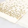 Plastic Disposable Tablecloth Rectangle Party Table Cover Gold Dot Waterproof Table Cloth for Wedding Birthday Party Decor