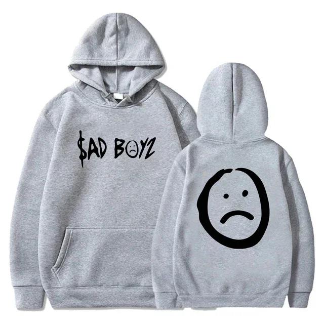 2025 Худи Junior H Sad Boyz Мировой тур Мерч Длинный рукав Уличная одежда Мужская Женская Худи Хип-хоп Одежда
