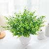 3PC Artificial Greenery Plants Outdoor Shrubs Grass for Farmhouse Home Garden Office Patio Backyard Wedding Indoor Outdoor Decor