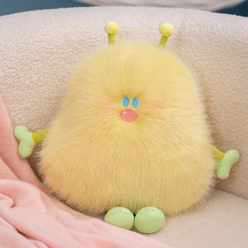 Cute Chubby Alien Monster Plush Dolls Cartoon Pendant Toys Throw Pillows Birthday Gifts For Children Boys Girls