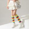 Children's Fashionable Socks Knee High Socks Combed Cotton Multifunction In Tube Socks for School and Parties Show