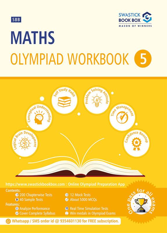 The Maths Olympiad Workbook Class 5 2019 20 by Swastick Book Box - Paperback Book