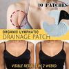 10 пластырей, органический пластырь для лимфатических узлов груди, лимфодренажный пластырь для детоксикации тела, пластырь против отеков