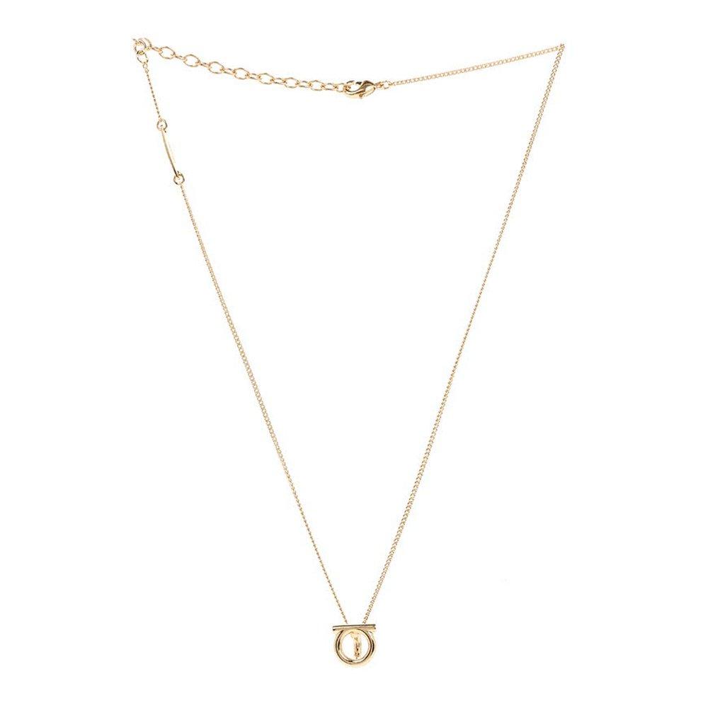 Salvatore Ferragamo Женское ожерелье Gancio 3D с кристаллами 76 0399 Orgiov 0736244 106175