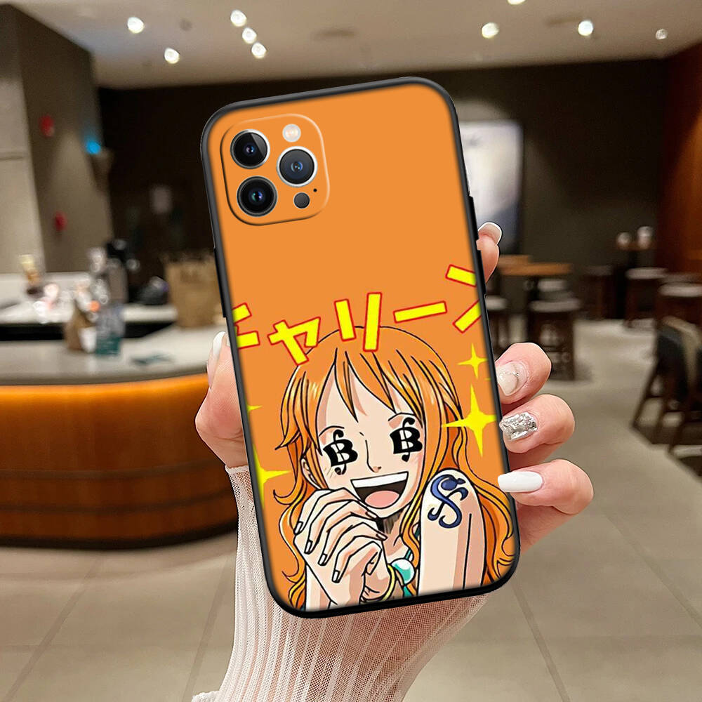 One Piece Nami New Phone Case for iPhone 6 6s 7 8 11 12 13 14 15 16 17 16E XS Pro Max XR X SE Air