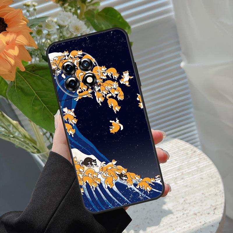 The Great Wave Case For OnePlus 10 Pro 13 12 11 13T 13R 12R 10T 8T Nord CE 2 3 4 Lite N20 N30 Nord 5 Cover
