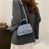 Chic Simple Crossbody Bag For Women Street Style Pu Leather Square Shoulder Bag