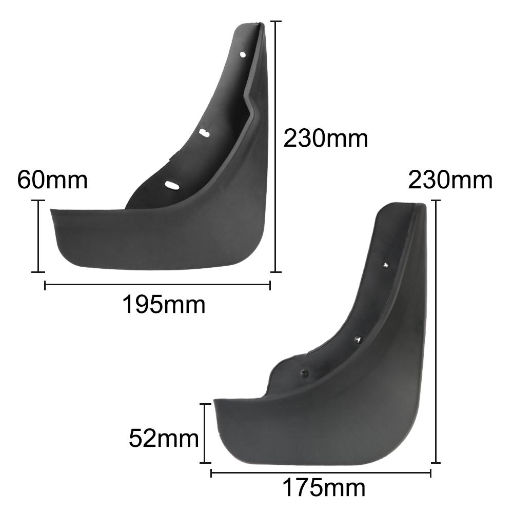 Car Mud Flaps For Volkswagen VW Passat B6 2005-2010 Splash Guards Mudguards Front Rear Fender Accessories Automotive Protector