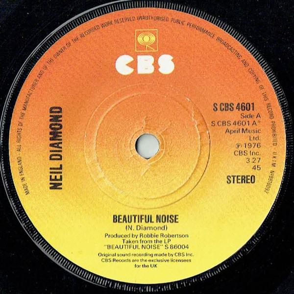 7-дюймовая пластинка NEIL DIAMOND Beautiful Noise Home Is A Wounded SCBS4601 CBS 1976 UK Рок Б/у