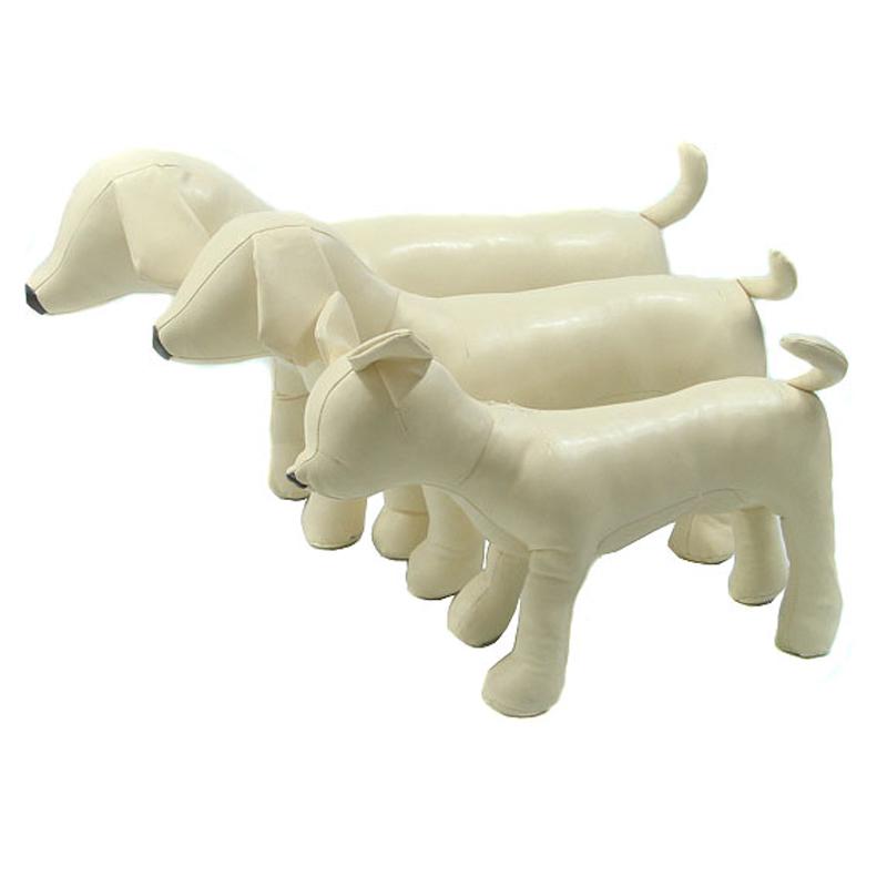 pawstrip 1PC Leather Dog Mannequin Standing Position Dog Models PetShop Display For Clothing Apparel Collar Pet Dog Toys