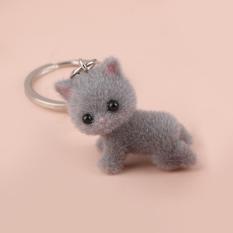 Брелок в виде мультяшного 3D-кота, лежащего на земле, милый лежащий котенок, брелок в виде животного, подвеска для рюкзака своими руками, подвески для автомобиля, сумка, декоративная игрушка, подарки