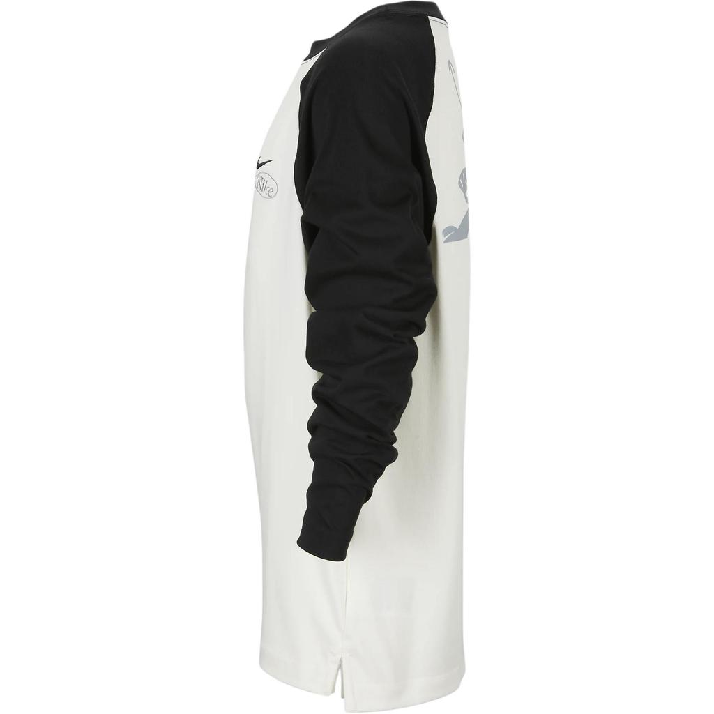 Nike Футболка Dri Fit Canvas Белый/Черный Детская HQ4742-133