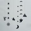 6pcs Halloween Hang Ornaments Scary Spider Witch Ghost Bat Pendant Ornament  for Halloween Decor Festival Party Bar Home Decor