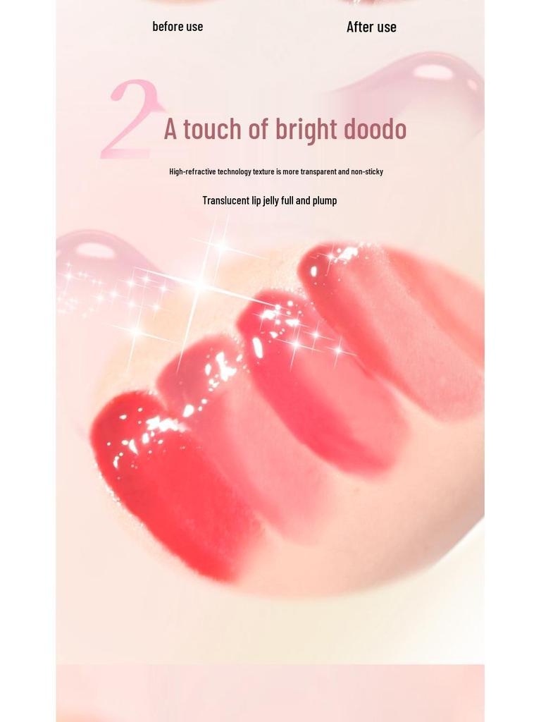 GoGo Tales Полупрозрачный Сияющий Плампинг Блеск для Губ