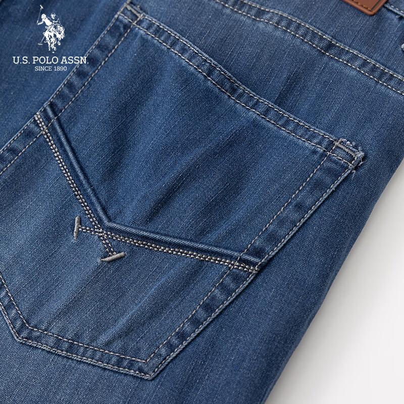 U.S. Polo Assn. Мужские джинсы прямого кроя из лиоцелла в стиле business casual