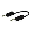 50cm/100cm 2mm Banana to Banana Plug Test Lead Measuring Line Stackable Banana Plug Wire Test Cable Lead for Multimeter