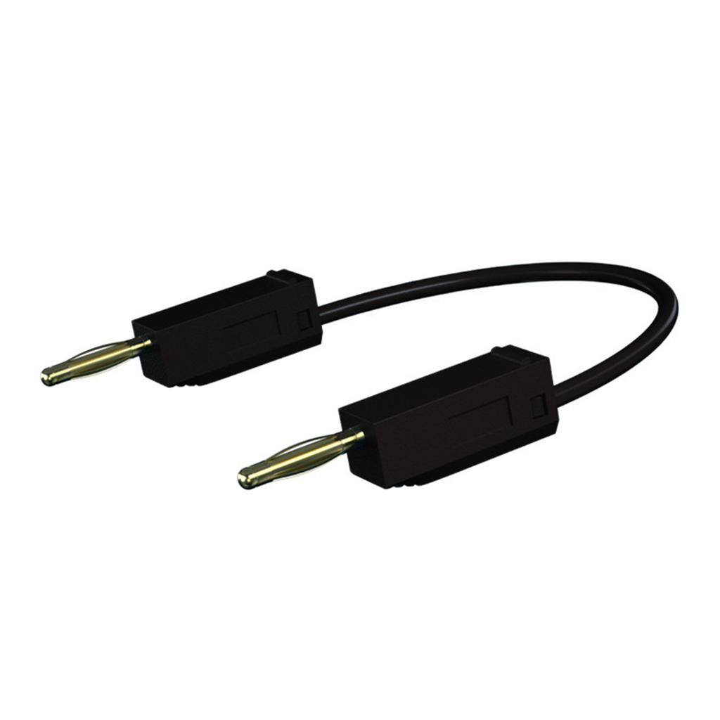 50cm/100cm 2mm Banana to Banana Plug Test Lead Measuring Line Stackable Banana Plug Wire Test Cable Lead for Multimeter