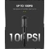 WEST BIKING Mini Bike Pump 100PSI Schrader Presta Valve MTB Road Cycling Pump Aluminum Alloy Bicycle Hand Air Pump Tire Inflator Mass Air Flow 3