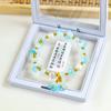 Colorful crystal orchid bead bracelet and bamboo joint bracelet accessory