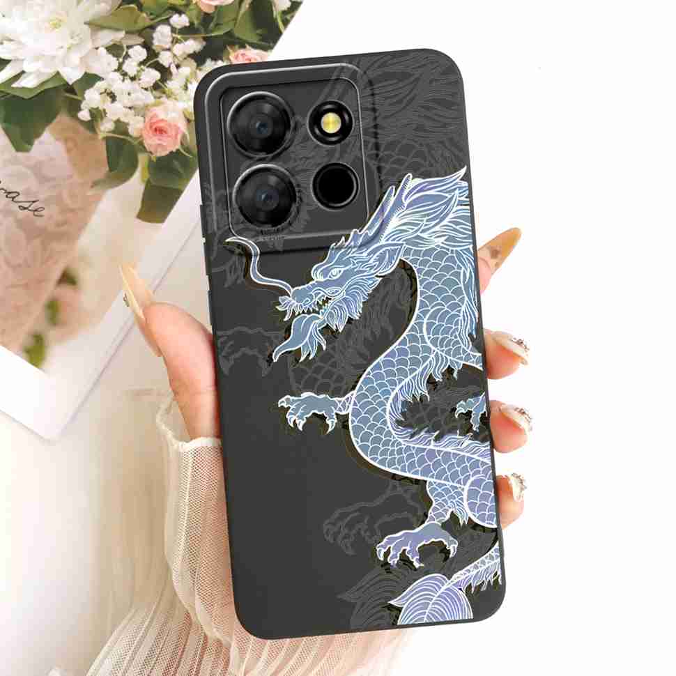 For Infinix Smart 7 Plus Case Beautiful Butterfly Cover For Infinix Smart7 Plus Smart7Plus Silicone Soft Phone Shell Capas 6.6"