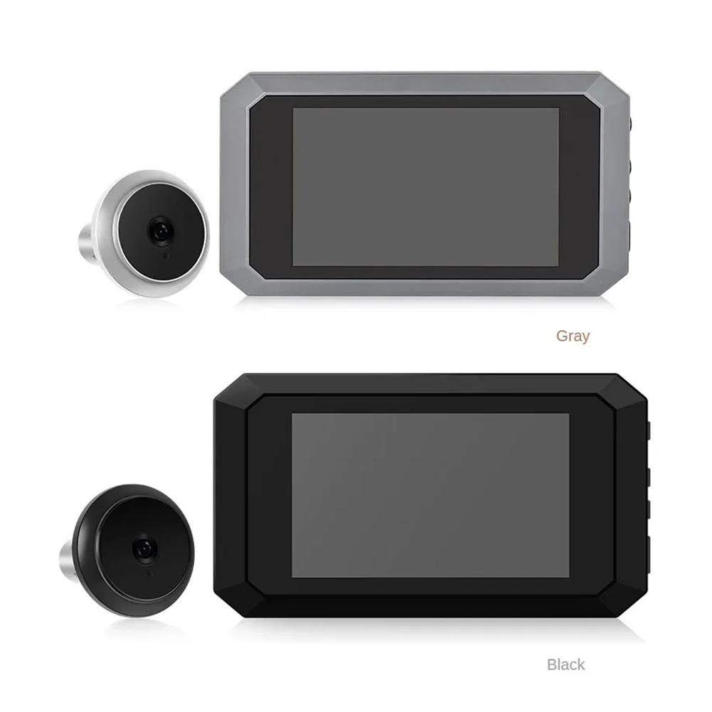 Цифровой Магический Глаз Электронный Видоискатель Запись Фотографий Дверная Камера-Глазок 3,97-дюймовый ЖК-Экран 1400 мАч Встроенный Литиевый Аккумулятор