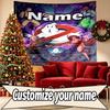Custom Name Personalized Ghostbusters Print Tapestry, Wall Art Decor, Bedroom, Dorm, Apartment, LivingRoom, Party Backdrop, Gift for Birthday