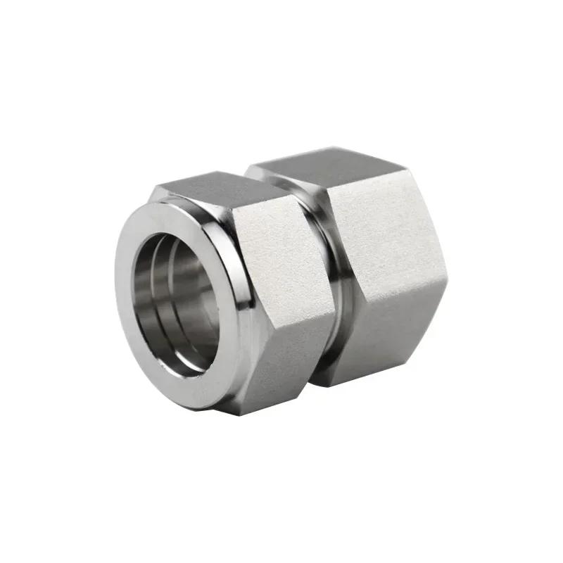 М10-М20 Метрический 1/8" 1/4" 3/8" 1/2" BSPP NPT Эмалированный x 1/8-1 Дюйм 3-16мм Компрессионный Муфта Соединитель Трубопроводный Фитинг из Нержавеющей Стали 304