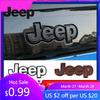 Металлический значок автомобиля для Jeep для Jeep Grand Cherokee Wrangler Renegade Compass JK Patriot Стиль значка на задний багажник автомобиля