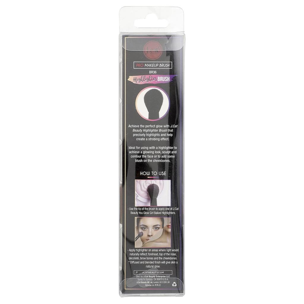 J.Cat Beauty Профессиональная кисть для макияжа, кисть для хайлайтера, BR36, 1 кисть