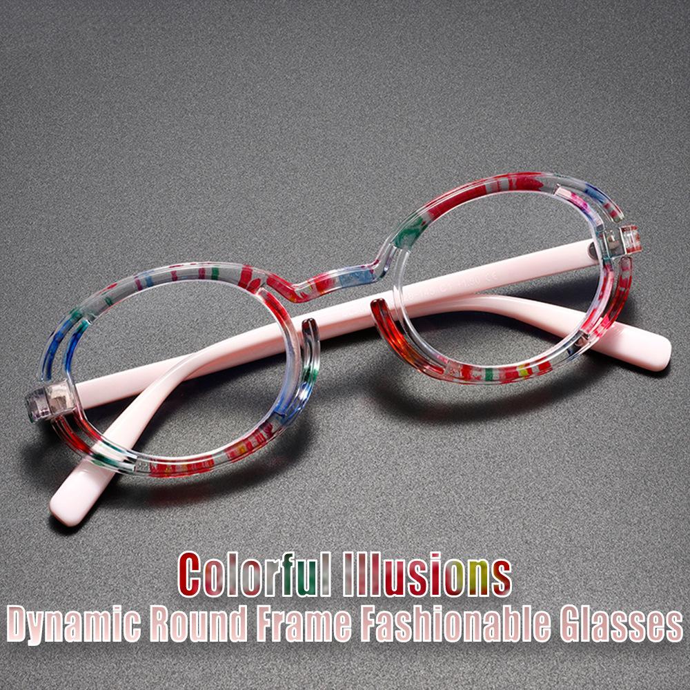 Custom Shiny Color New Style Reading Eyewear Glasses Frame Small Eyerim Available Blue Black Red Direct Factory Supply