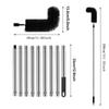 Bendable Head Gutter Cleaning Brush Extendable Balcony Gutter Brush  Gutter Cleaning Tools