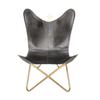 Leather Relaxing Office Chair – Genuine Handmade Leather Butterfly Chair