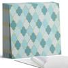Self-adhesive Vinyl Decorative Tiles with Printed Pattern with Wavy Shapes 20x20x20 cm