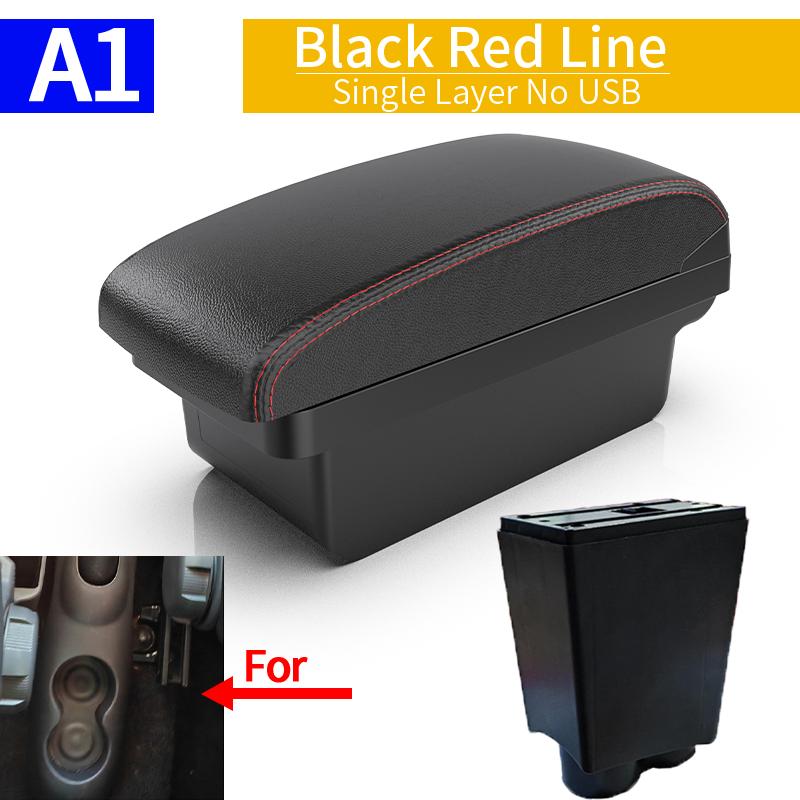 For FIATI FIAT 500 2011 car armrest box interior modification center console double-layer storage box car accessories USB