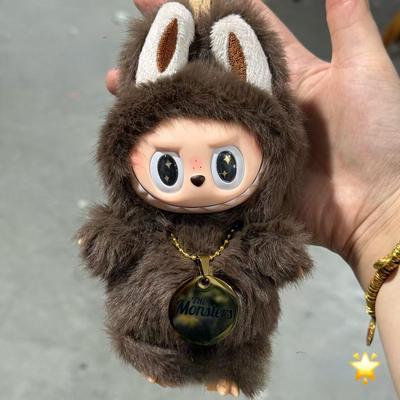 Милый плюшевый брелок-подвеска в виде головы, можно использовать для подвешивания брелоков или рюкзаков, подвеска из настоящего винила, подарки на Хэллоуин и Рождество