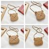 Small Kids Messenger Bag Plush Keys Coin Wallet Leisure Shoulder Bag  Children