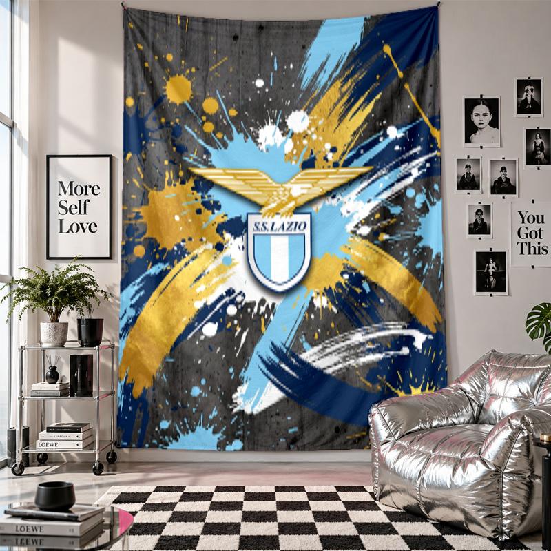 Lazio FC Wall Tapestry Home Decor Wall Hanging Cloth for Bedroom Living Room Background