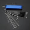 Щетки для струйной очистки, очистители карбюратора, 15 нейлоновых щеток и игл для чистки + чистка