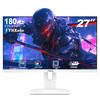 Игровой монитор Белый 27-дюймовый 1080P 180 Гц Монитор FHD Матовый IPS 1 мс MPRT Белый ПК Монитор Динамик Совместимый AMD FreeSync Премиум Дисплей VESA