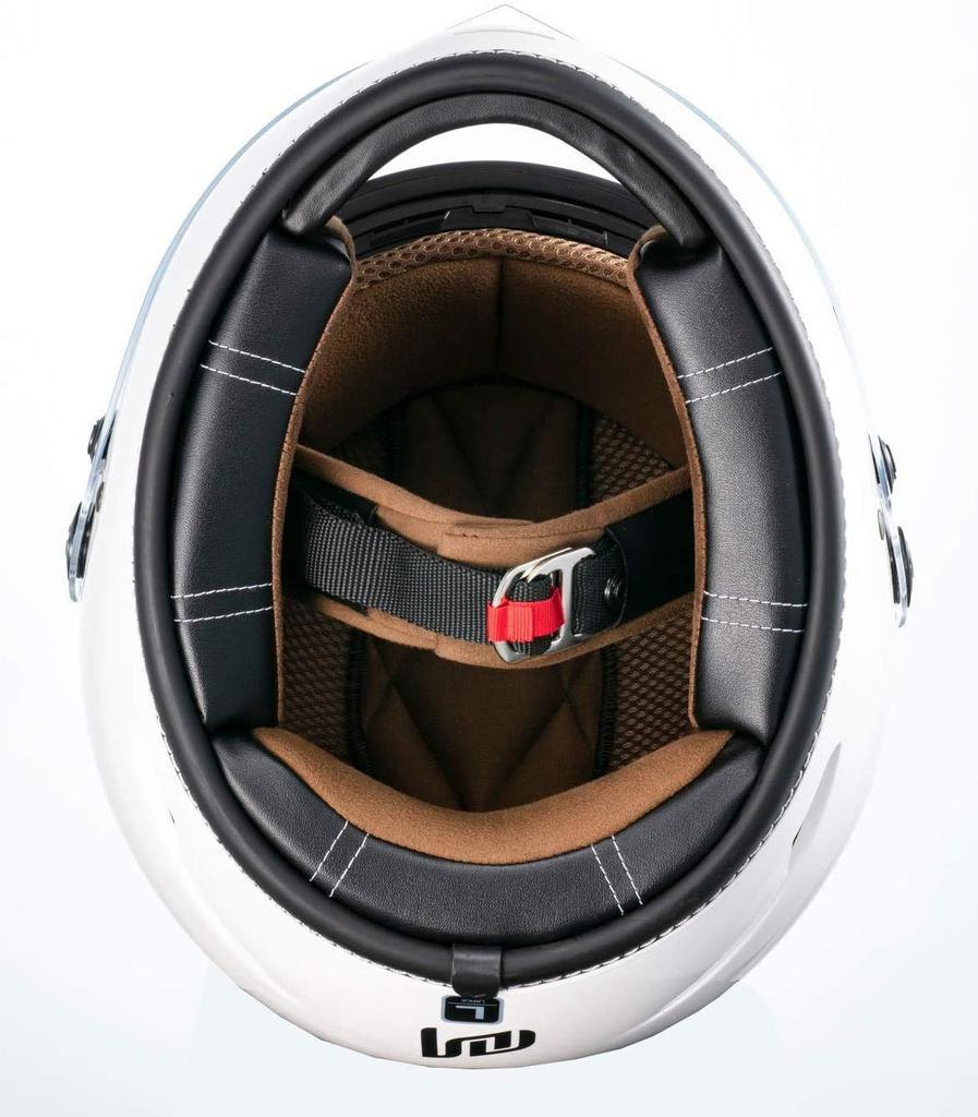 Мотоциклетный шлем MARUSHIN Neo Retro Full Face END MILL матово-черный размер M MNF1 2001324 (57-58см)