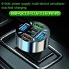 Двойной выход USB 5 портов Автомобильные зарядные устройства Быстрая зарядка Автомобильное зарядное устройство Адаптер Автомобильные аксессуары