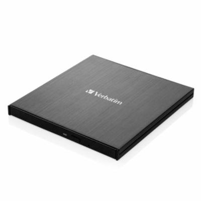 Verbatim Внешний Slimline Blu-ray рекордер + Кабель USB-C/USB-A Черный/Black 43889
