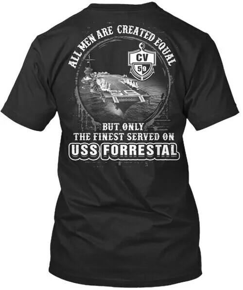 Uss Forrestal Cv-59 All Men Are Cv 59 T-Shirt Made in the USA Size S to 5XL.webp Unisex T-Shirt