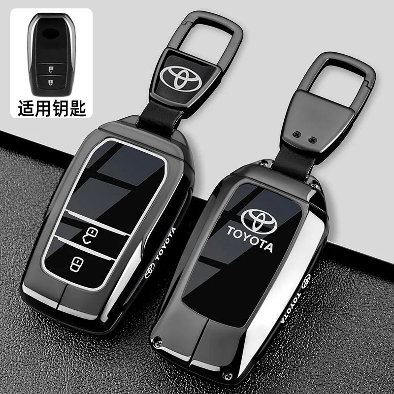GQUL6 Упаковка для ключей из цинкового сплава highlander Camry CALLORA RAV4 RITZ Для TOYOTA CROWN Декоративный корпус автомобильного ключа